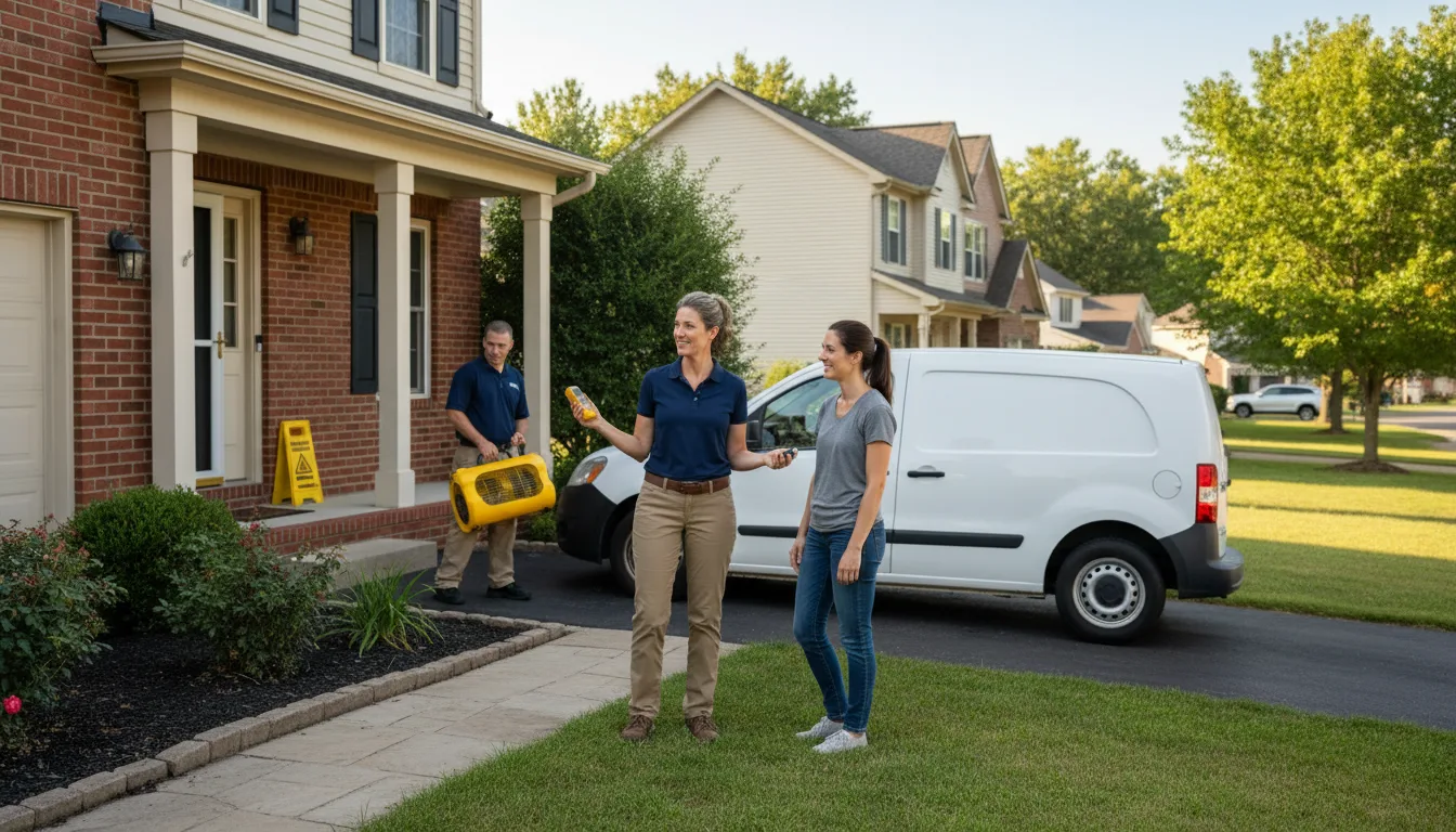 Water restoration image for Water Damage & Restoration Services in Mirando City, TX